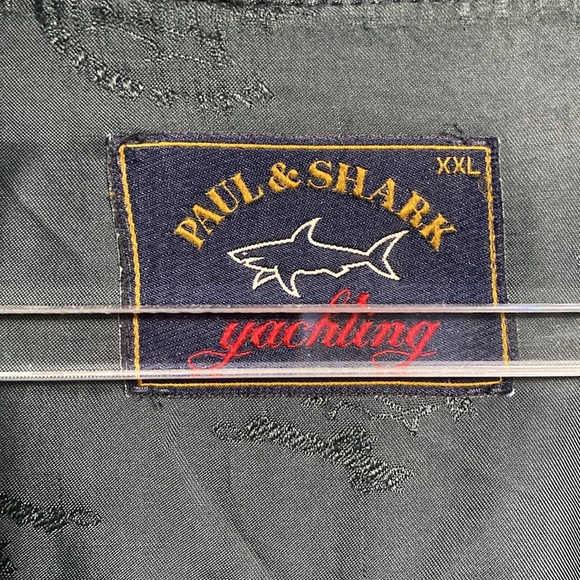 REDUCED🌺Vtg Paul & Shark 100% wool dark blue/black men’s bomber jacket! XXL - Picture 4 of 17